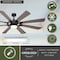 Vaxcel Burlington 68-in Bronze Farmhouse Windmill Indoor Outdoor Ceiling Fan with LED Light Kit and Remote F0092 - alternate 4